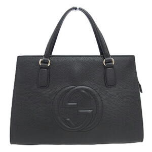 Gucci Soho Interlocking GG Handbag Black